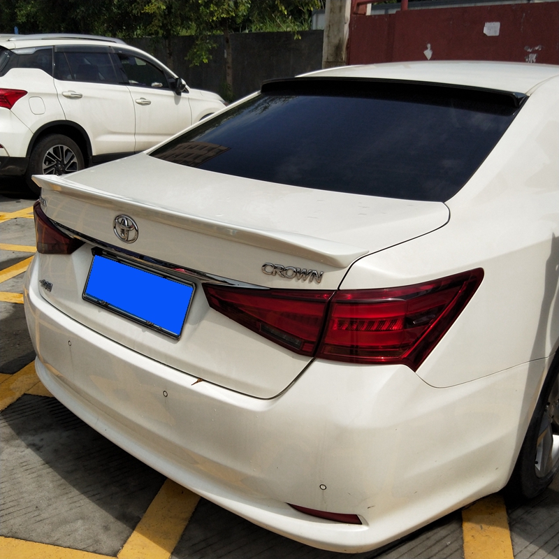 Áp dụng cho 2018 Toyota Crown Tail 15-18 Toyota Crown thế hệ thứ 14 sửa đổi vương miện đuôi gió xe ô tô