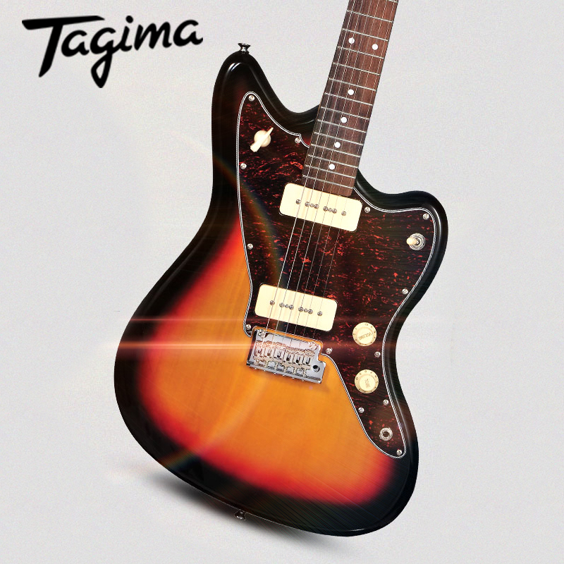 Tajima taglia tw61 electric guitar playing single rocking double rocking instrument polychromatic beginners electronic guitar