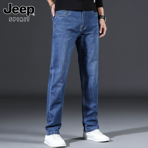 Jeep, летний эластичный джип, джинсы для отдыха
