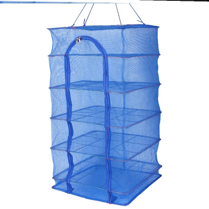 Sun drying fish net bag storage basket closed sweet potato sun dried fish sweet potato dried food utensils drying cured fish balcony