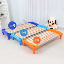 Kindergarten Bed Kindergarten Special Bed Lunch Break Afternoon Nap Bed Children Plastic Wood Plate Bed Laminated Bed Hosting Small Bed