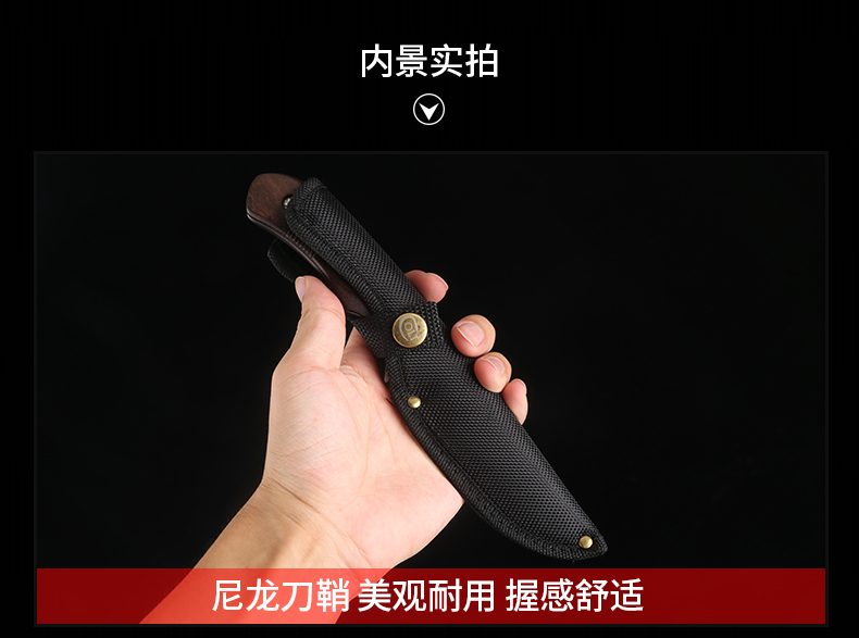 Chiến thuật dao ngoài trời với dao Tự vệ quân sự dao dao Dao thẳng dao mở lưỡi dao sinh tồn hoang dã - Công cụ Knift / công cụ đa mục đích kim đa năng