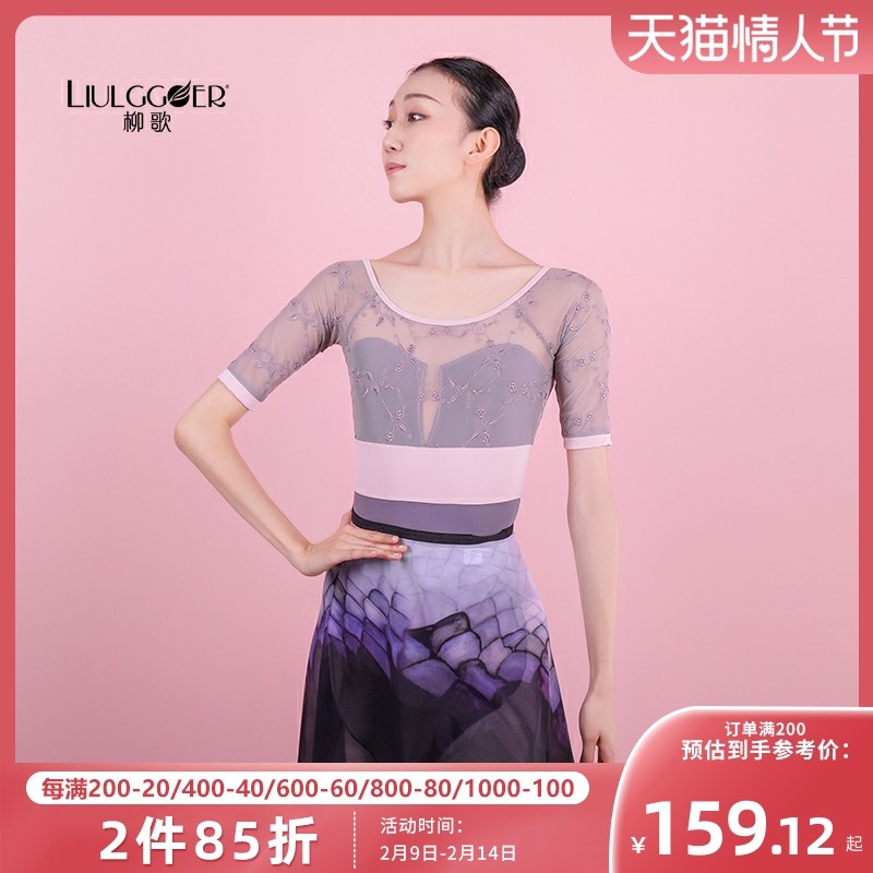 Liu Ge Ballet Practice Costume Art Exam Aerial Body Yoga Dress Female Chinese Dance Dance Gymnastics Costume Winter