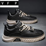 Демисезонная универсальная обувь, мужские флисовые зимние кроссовки для отдыха для кожаной обуви