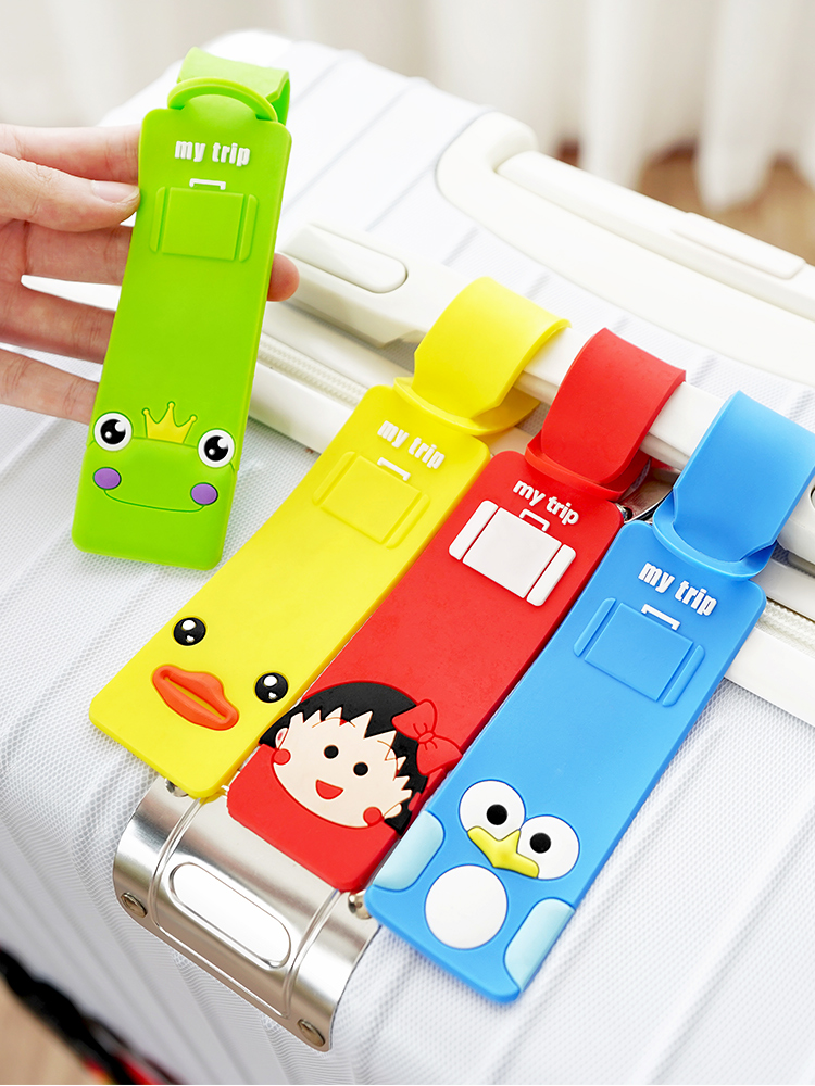 Luggage tag Trolley case Strap tag Boarding plane tag Suitcase packing belt Cartoon tag tag Check-in tag