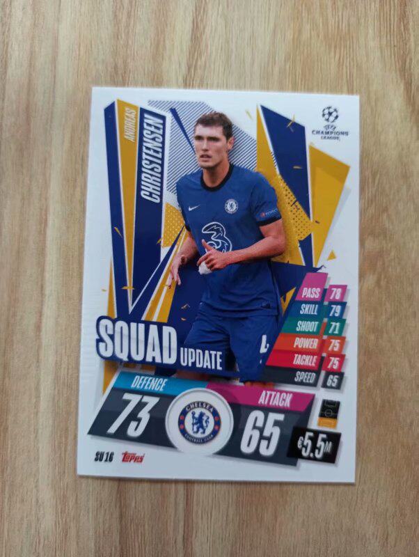 Christensen Christensen Chelsea 2021 Champions League with additional edition topps star card-Taobao