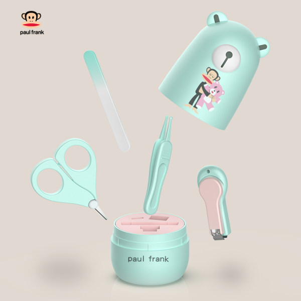 Paul Frank 大嘴猴 婴儿指甲剪四件套 天猫优惠券折后￥12.9包邮（￥22.9-10）2色可选