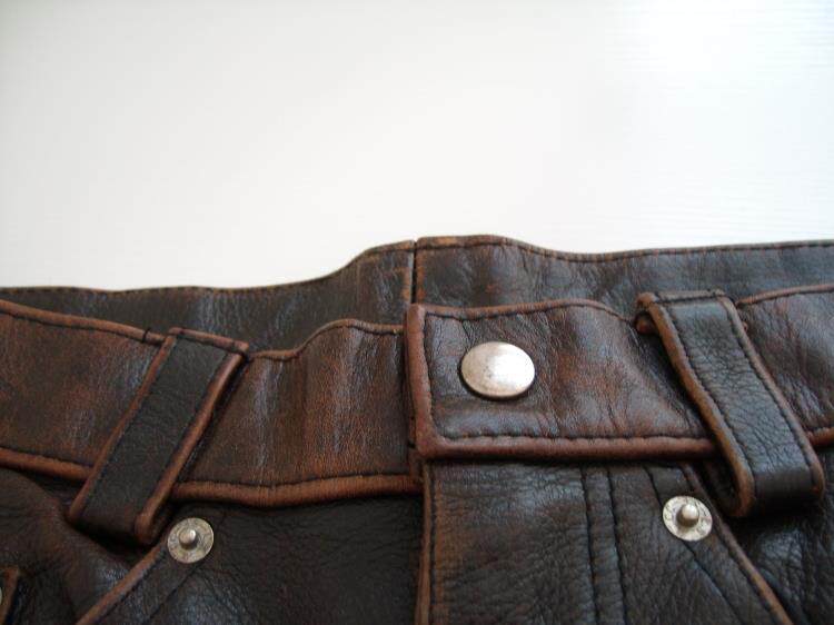 Pantalon cuir homme Première couche de cuir - Ref 1491966 Image 15