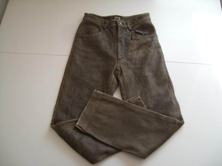 Pantalon cuir homme Première couche de cuir - Ref 1492761 Image 7