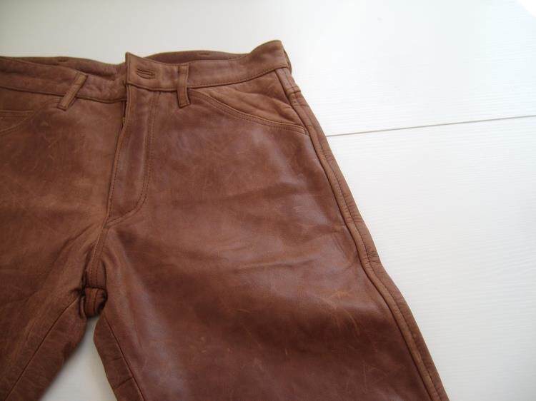 Pantalon cuir homme Première couche de cuir - Ref 1492949 Image 12