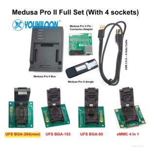 Программа Medusa Pro II UFS EMMC дизайн Устройство BGA254 BGA153 BGA95 EMMC4in1