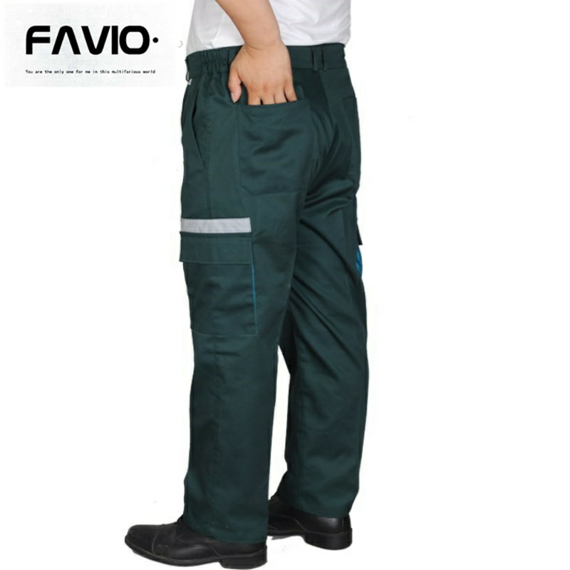 Men's and women's work clothes summer pants Post Office new field