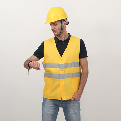 Sanitation worker vest reflective vest road administration traffic garden construction property cleaner sweeper reflective vest