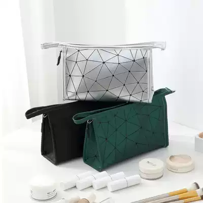 Net celebrity makeup bag female large-capacity portable box Small travel box portable wash storage bag ins wind super fire