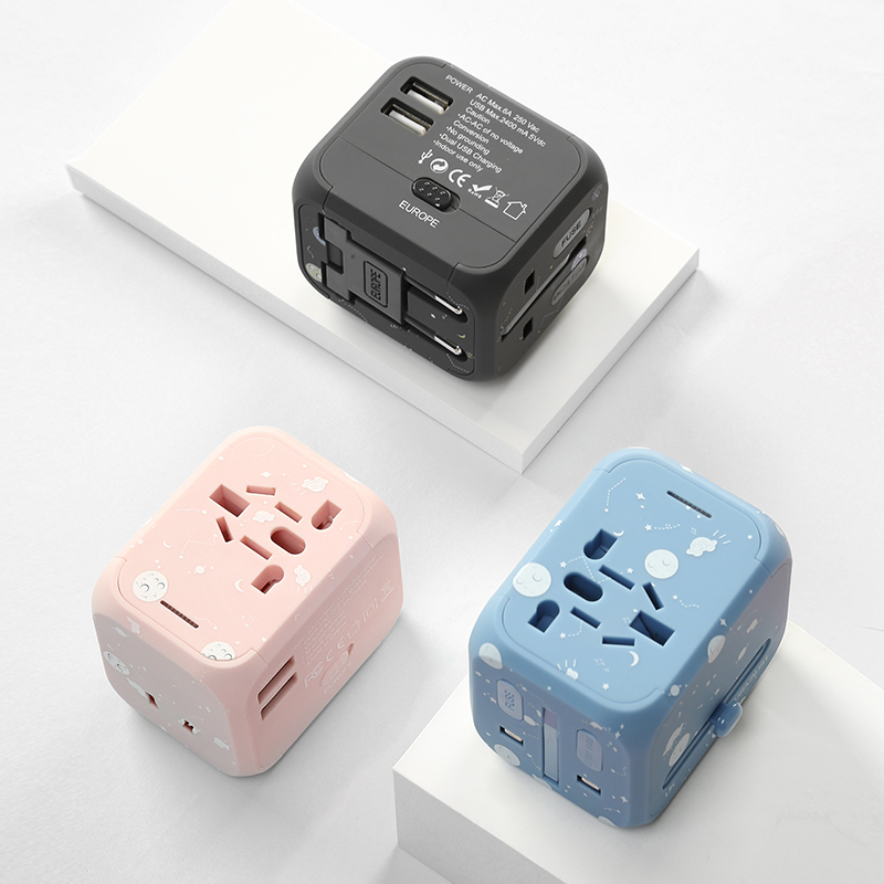Universal Travel Adapter for International Use, Multi-Functional Travel Adapter for Indonesia and Thailand Universal Travel Adapter for International Use, Multi-Functional Travel Adapter for Indonesia and Thailand
