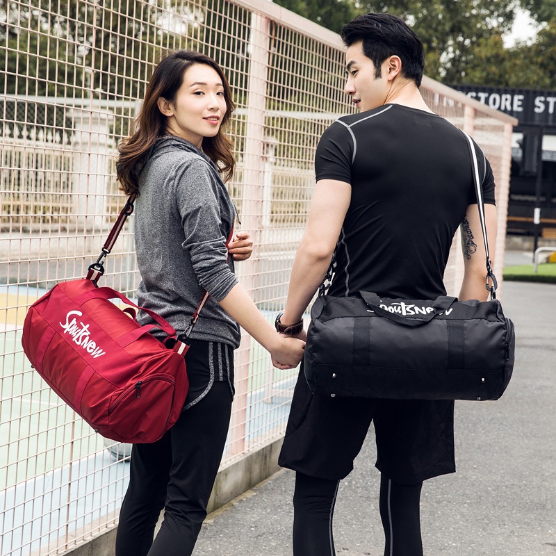 Sports Bag Travel Bag Short Haul Bag Luggage Bag Large Capacity Light Fitness Bag Training Tide Women Men's Bag