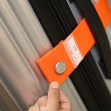 Чемодан, безопасные кабельные стяжки, сумка, эластичная пуля, пакет, фиксаторы в комплекте