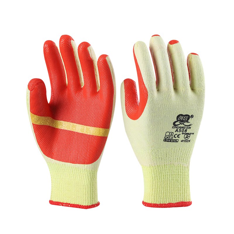 Creatives A508 new soft film thickened anti-wear and anti-cutting, soft and comfortable and environmentally friendly outdoor job xl gloves