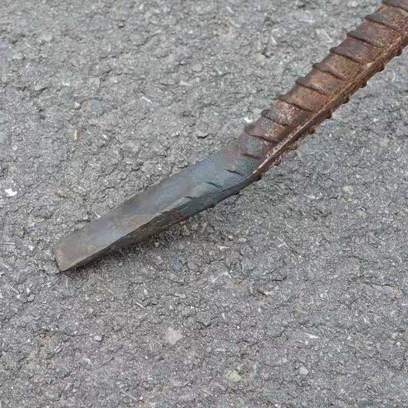 Steel bar crowbar high carbon steel sturdy good use time-saving and convenient shortcut woodworking special