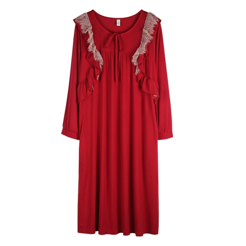 南极人 Красная осенняя пижама, демисезонная весенняя юбка, лонгслив, оберег на день рождения