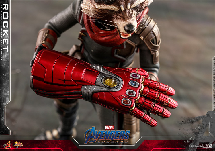 Купить атрибутику Фигурка Енот Ракета HOT TOYS Мстители 4 Финал 1/6 мерчандайз