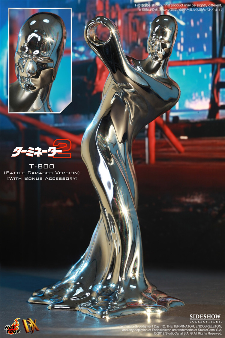 Купить атрибутику Фигурка T800 Теминатор 2 HOTTOYS С Повреждениями Арнольд Шварценеггер атрибутика