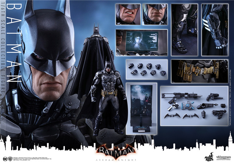 Купить атрибутику Фигурка Бэтмен Рыцарь Аркхема HOT TOYS 1:6 мерч