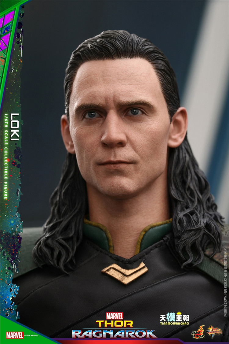 Купить атрибутику Фигурка Локи Thor 3 Ragnarok HOT TOYS Коллекционная мерч