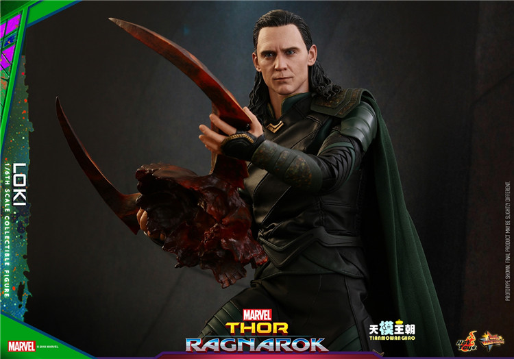 Купить атрибутику Фигурка Локи Thor 3 Ragnarok HOT TOYS Коллекционная атрибутика