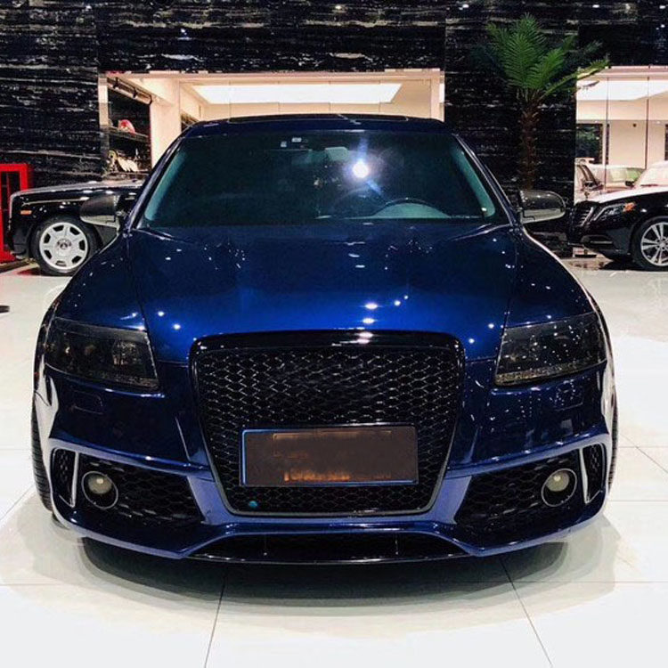 Audi A6 modified and upgraded RS6 models surround a6 front bar rs6 front bar assembly rear lip tail throat tail mouth