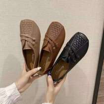 Aini 1 store Guangzhou Yanzhou flat bottom hollow womens shoes mother sandals Joker retro round head casual hole shoes