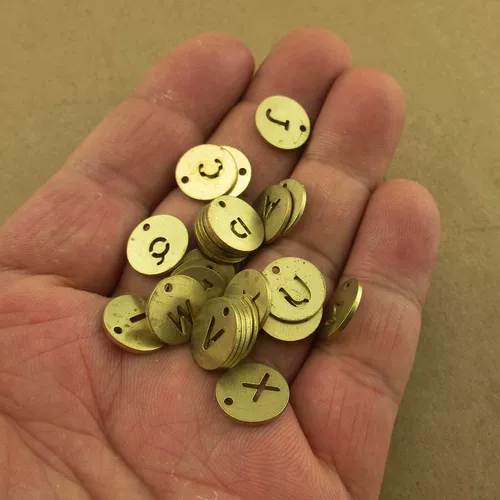 Латунный маленький аксессуар с буквами, аксессуары, брелок, ожерелье и браслет, мобильный телефон, подвеска, английские буквы