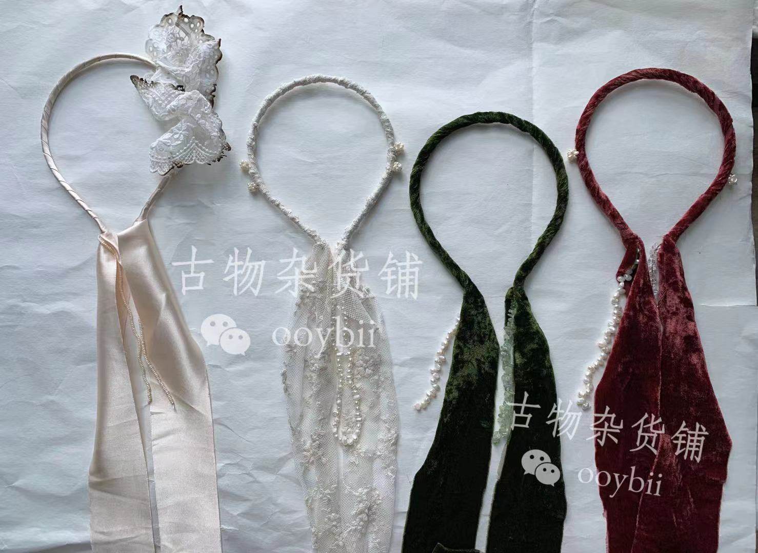 Spot pengtai 21aw new velvet plant dyed hair with French headscarf hair hoop Little Red Book the same money-Taobao