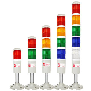 Three-color light LED multi-layer warning light 24v three-color alarm indicator buzzer alarm machine signal light 220v
