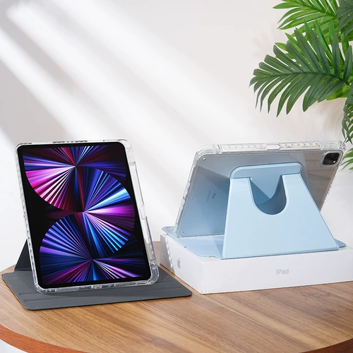 Применимый Apple Tablet Ipadair5 Защитная обложка IPAD защитный корпус 10 Вращение 9 -го поколения с Puns 2018 Shell Mini6 Защитный корпус Air2/Air3 Прозрачная защитная крышка iPadpro 11
