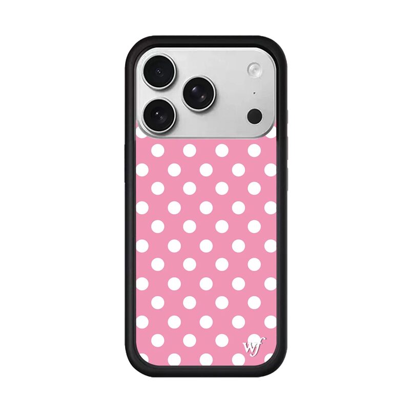Wildflower Collaboration Pink Polka Dot/Coffee Polka Dot Case Suitable for Apple 18Pro, iPhone 17/16/15/14/13Promax/Plus, Classic Anti-Drop Protective Cover Wildflower Collaboration Pink Polka Dot/Coffee Polka Dot Case Suitable for Apple 18Pro, iPhone 17/16/15/14/13Promax/Plus, Classic Anti-Drop Protective Cover