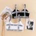 Thư sling quấn ngực dây đeo ngực pad ống hàng đầu thư gợi cảm thu thập vẻ đẹp trở lại cô gái chống ánh sáng sinh viên đồ lót thể thao