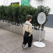(Spot) Slightly childrens shirt spring and autumn childrens long sleeve shirt baby fried street Foreign coat coat