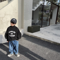 Slightly child clothing Boy plus velvety jacket Chauded with a velvety baby blouse Warm Children Winter Dress Hooded Sweatshirt