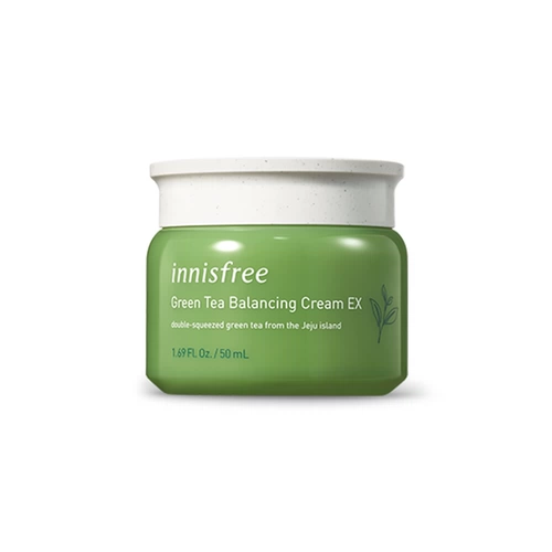 Innisfree, увлажняющий освежающий обезжиренный крем, экстракт зеленого чая, 50 мл