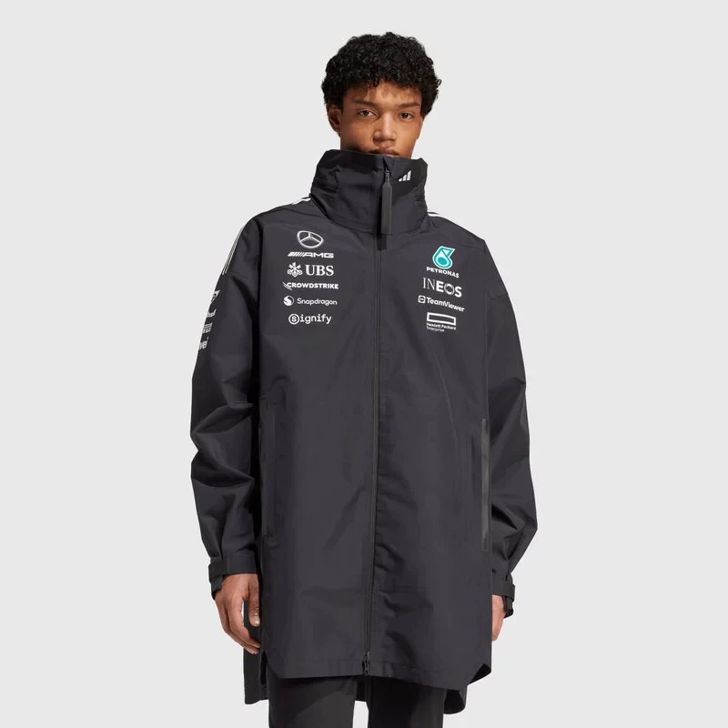 Adidas × Mercedes AMG Petronas F1 со-брендированная Mercedes F1 спортивная куртка