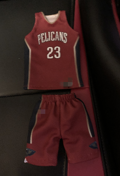 Самодельная совместимая с 1/6NTERBAY EB джерси толстые брови Энтони Дэвис Pelicans основное выездное джерси