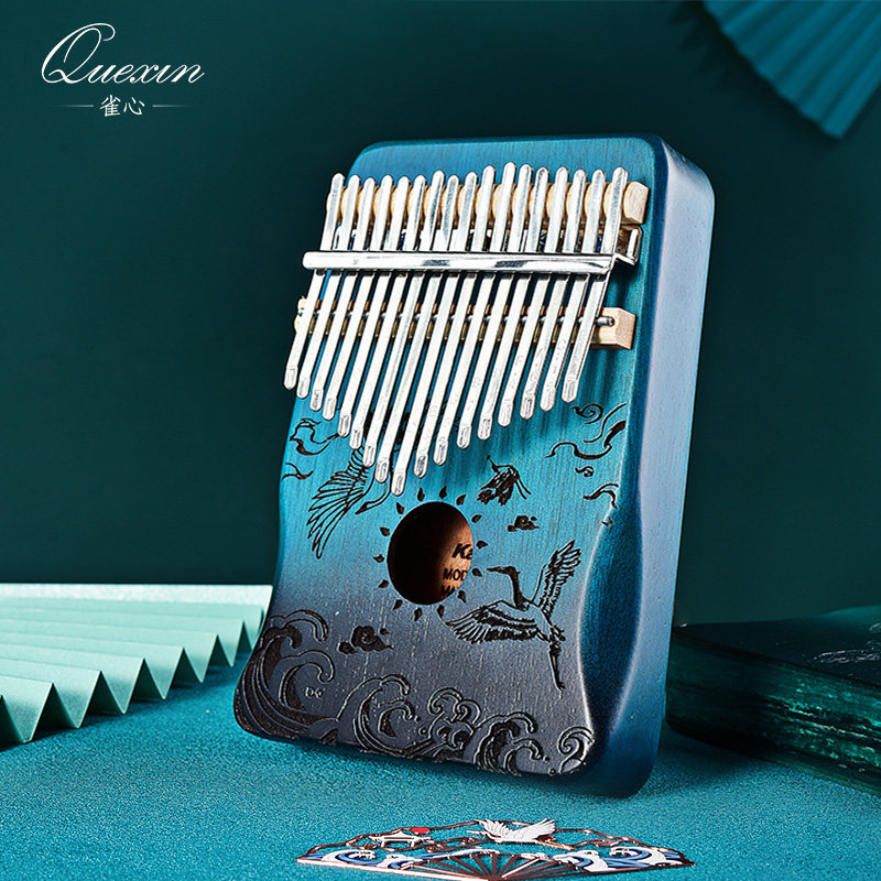 Chishin Kalimba Thumb Piano 17 Tones Beginner Kabalin Kalimba Finger Piano 21 Tones Finger Piano