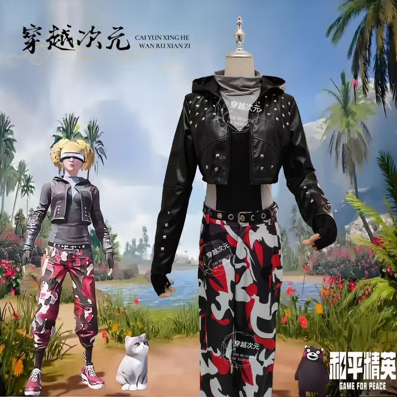 Urban Hunter Peace Elite Cosplay Costume, Rocket Girl Same Style Cosplay Outfit