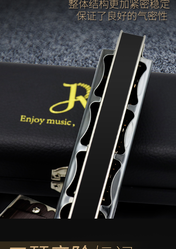 Harmonica tiên tiến cho người mới bắt đầu nhạc cụ tiên tiến dành cho người lớn chuyên nghiệp 28 lỗ đàn ông và phụ nữ đa âm nhấn chơi cấp độ giai điệu piano - Nhạc cụ phương Tây đàn guitar ba đờn
