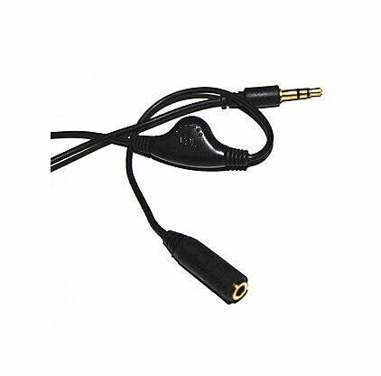80CM gold-plated port volume controller regulator wire control sound control cable speaker audio headset control cable