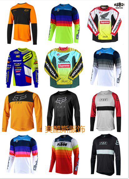 2020 hot selling downhill clothing off-road men's long T-shirt motorcycle clothing DH mountaineering bicycle riding clothing top custom