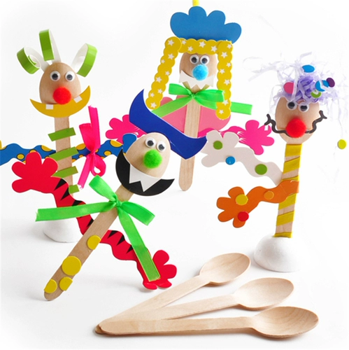 Ложка для детского сада, детский креативный набор материалов, игрушка, «сделай сам»