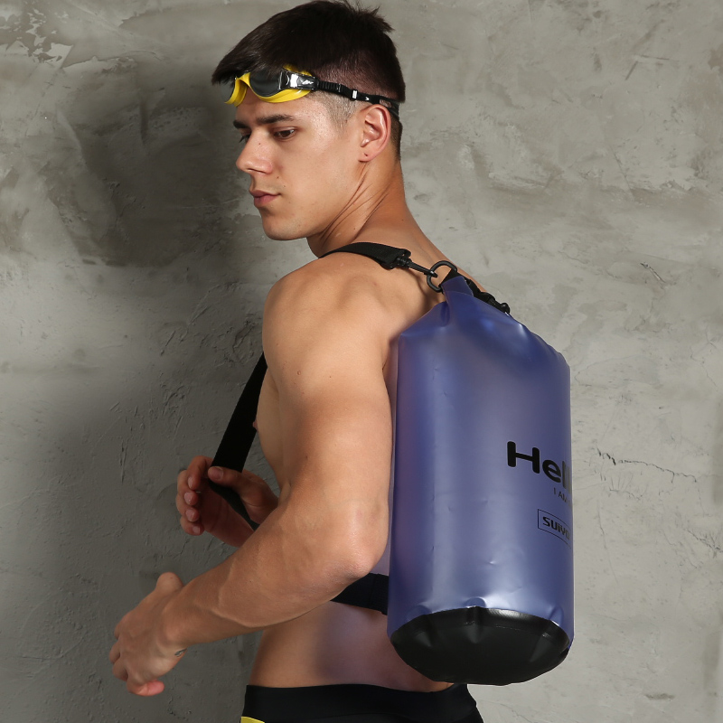 Water friends swimming bag waterproof bag Seaside transparent waterproof bag Beach bag waterproof bucket bag men and women travel