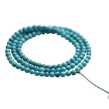 慕粉 Бирюзовая природная руда, бирюзовый браслет, ожерелье, подвеска, бусины, аксессуар, 108 бусин